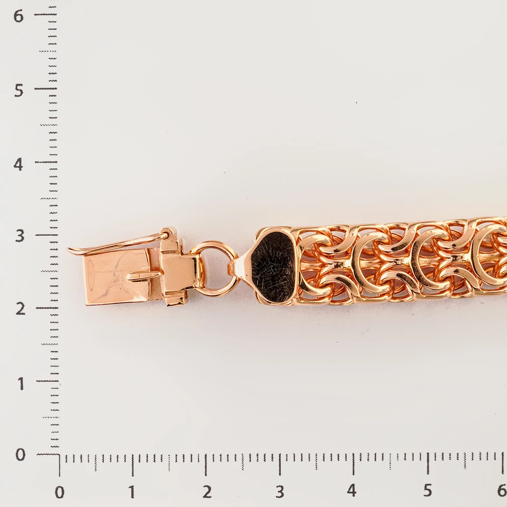 Браслет из красного золота 585 пробы