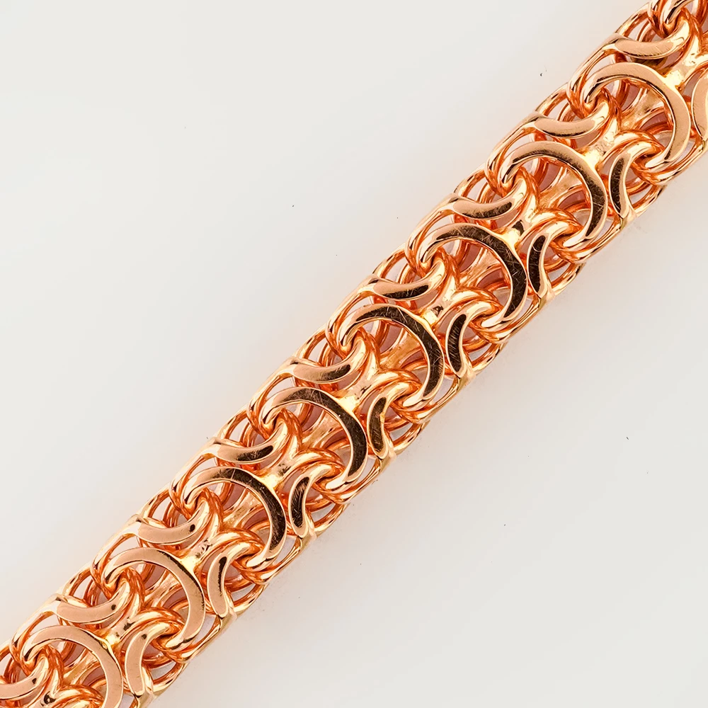 Браслет из красного золота 585 пробы