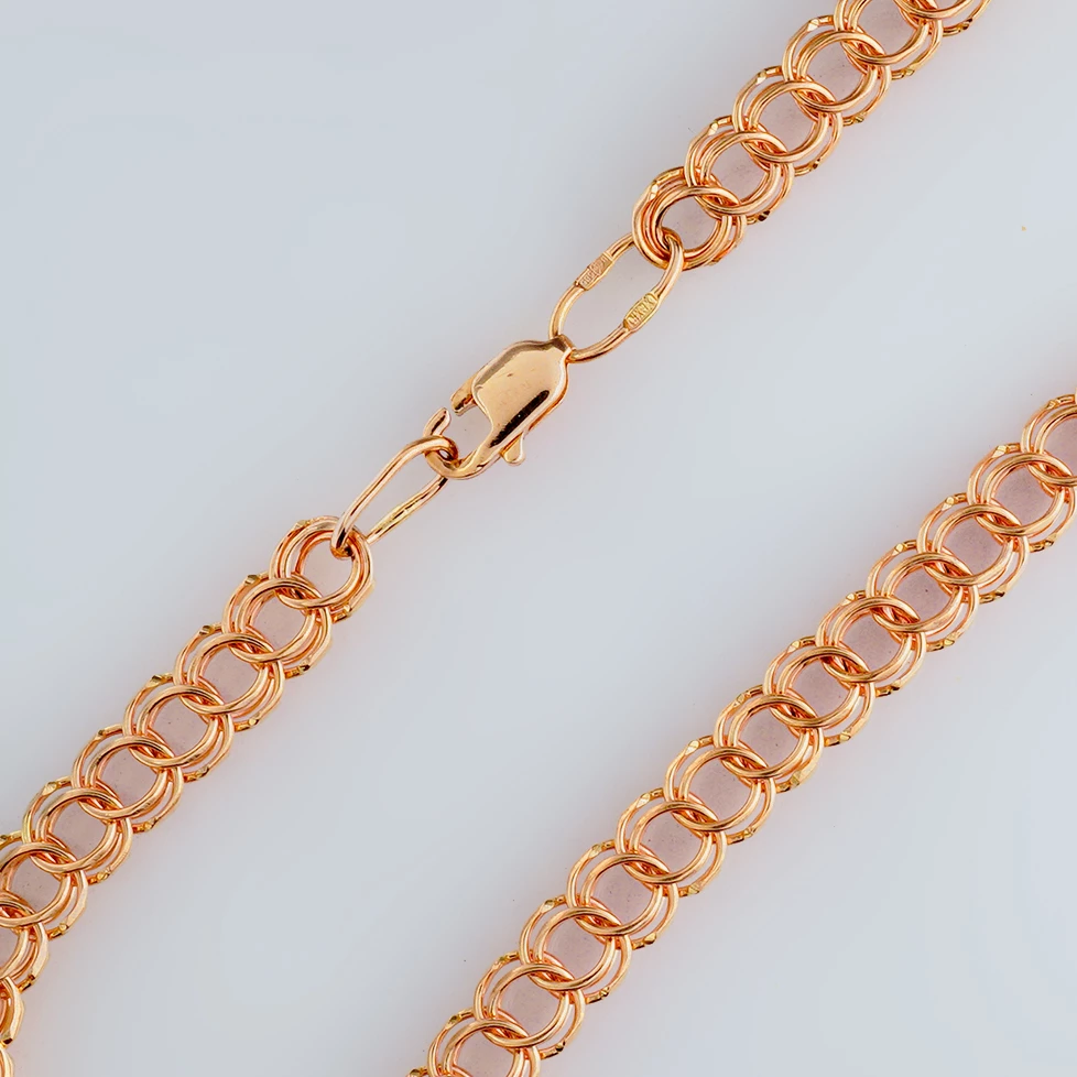 Браслет из красного золота 585 пробы