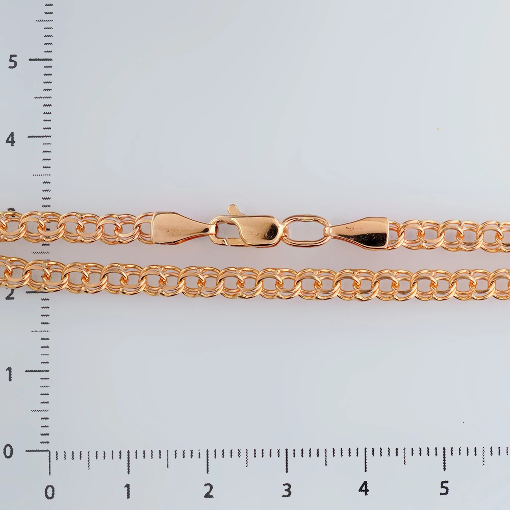 Браслет из красного золота 585 пробы