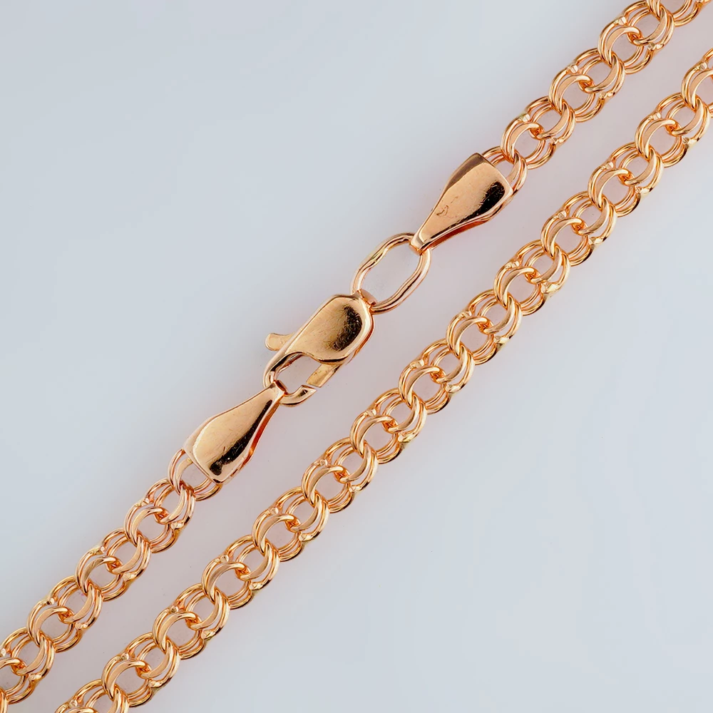 Браслет из красного золота 585 пробы