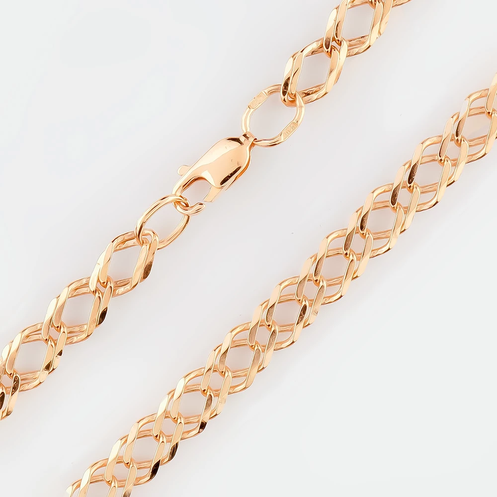 Браслет из красного золота 585 пробы