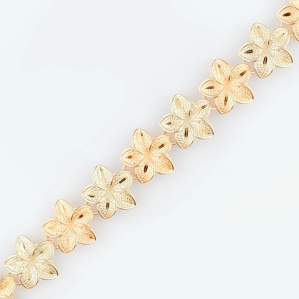 Браслет из красного золота 585 пробы