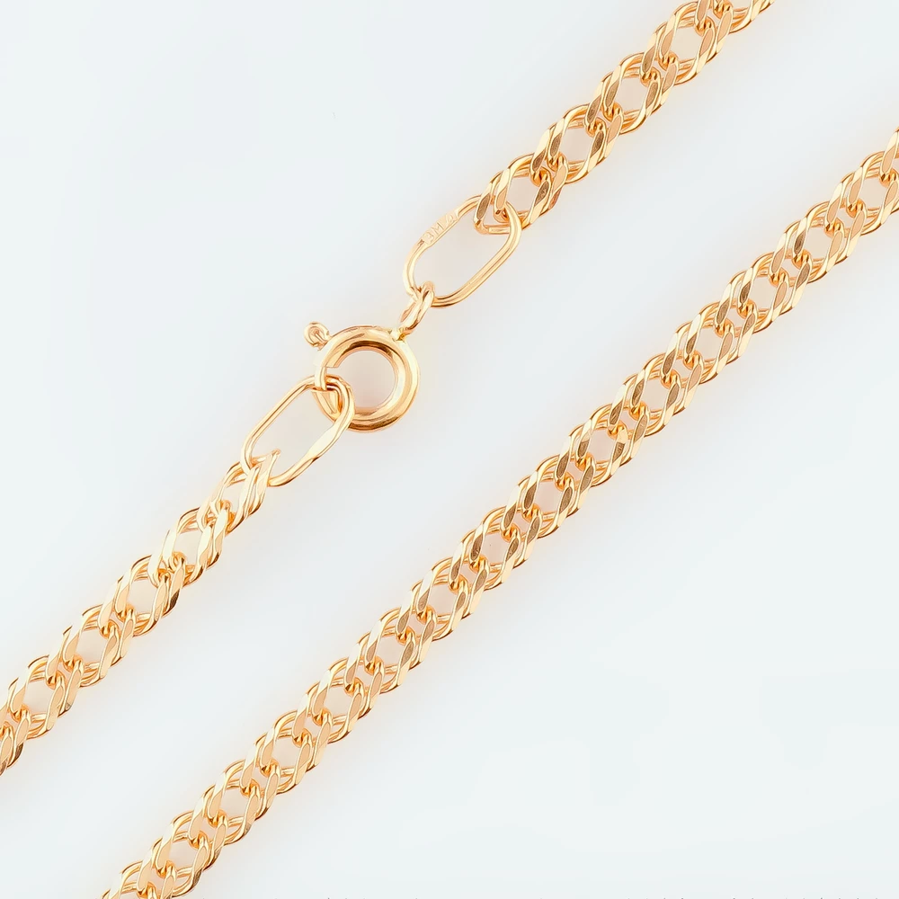 Браслет из красного золота 585 пробы