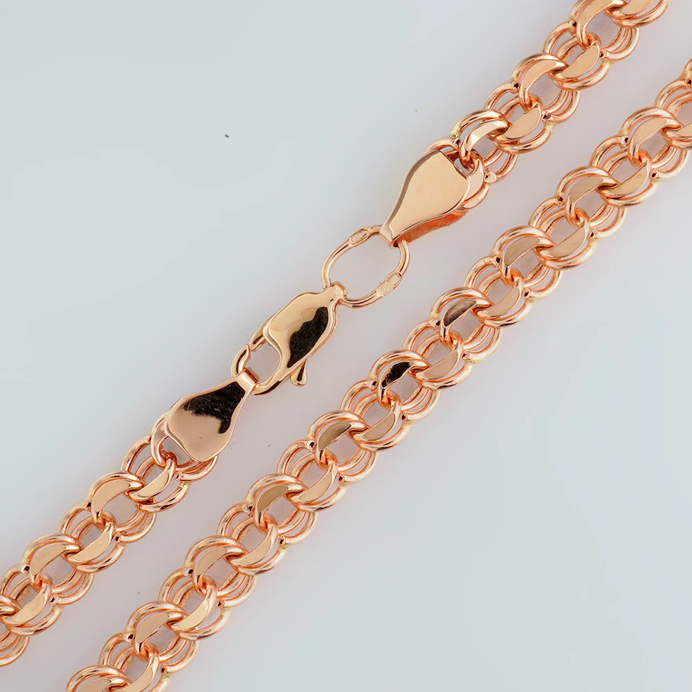 Браслет из красного золота 585 пробы