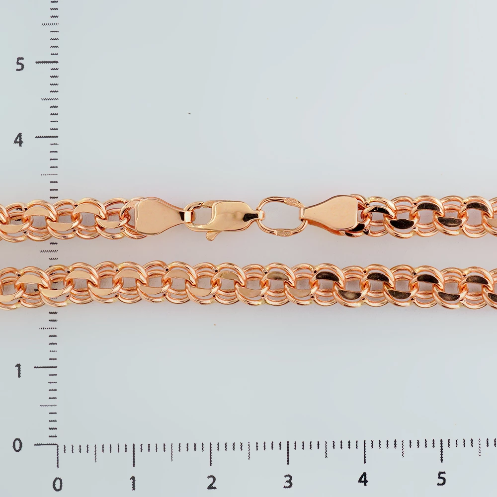 Браслет из красного золота 585 пробы