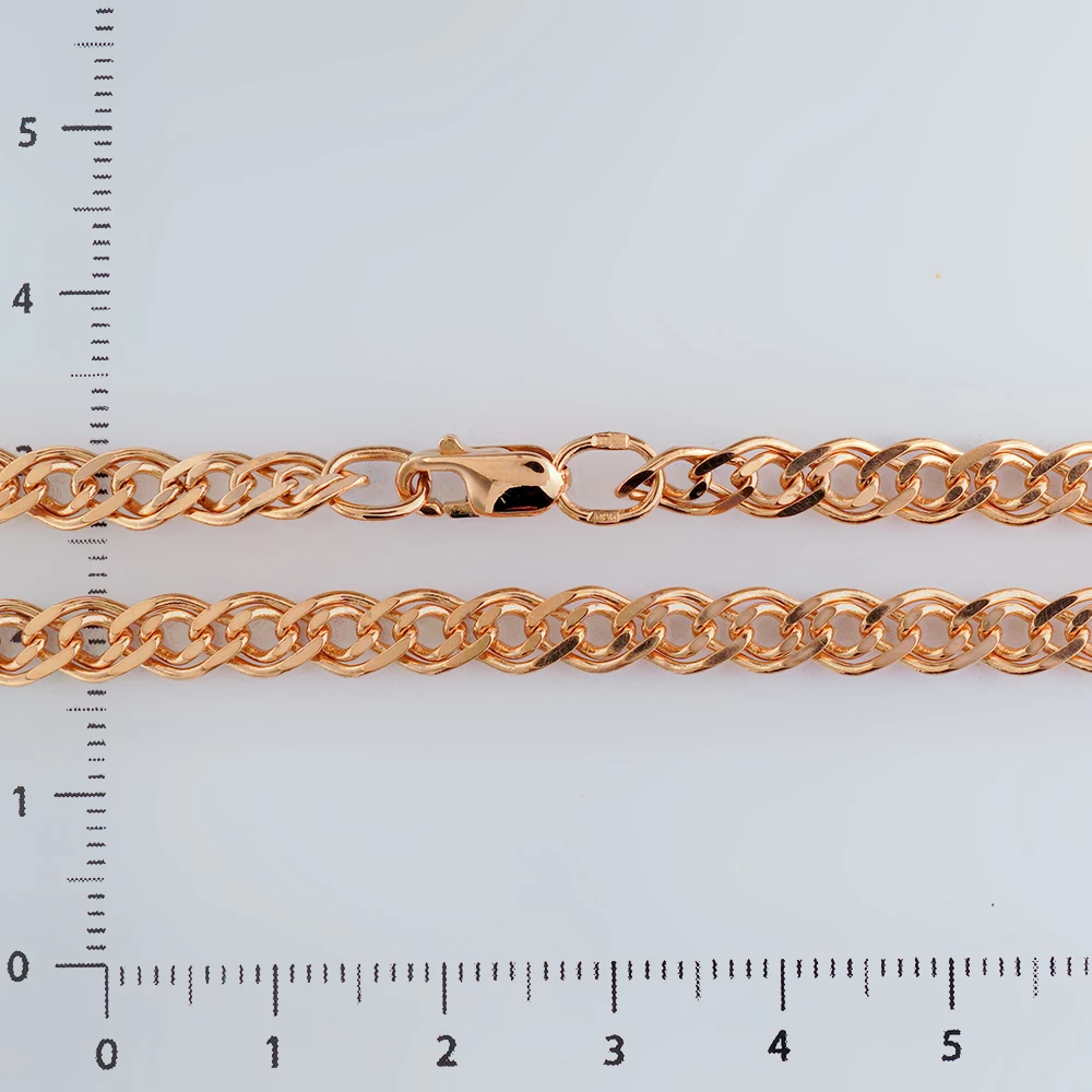 Браслет из красного золота 585 пробы