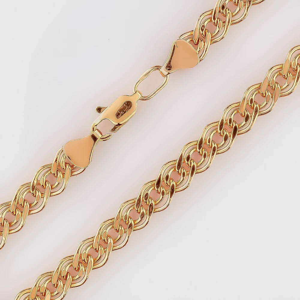 Браслет из красного золота 585 пробы