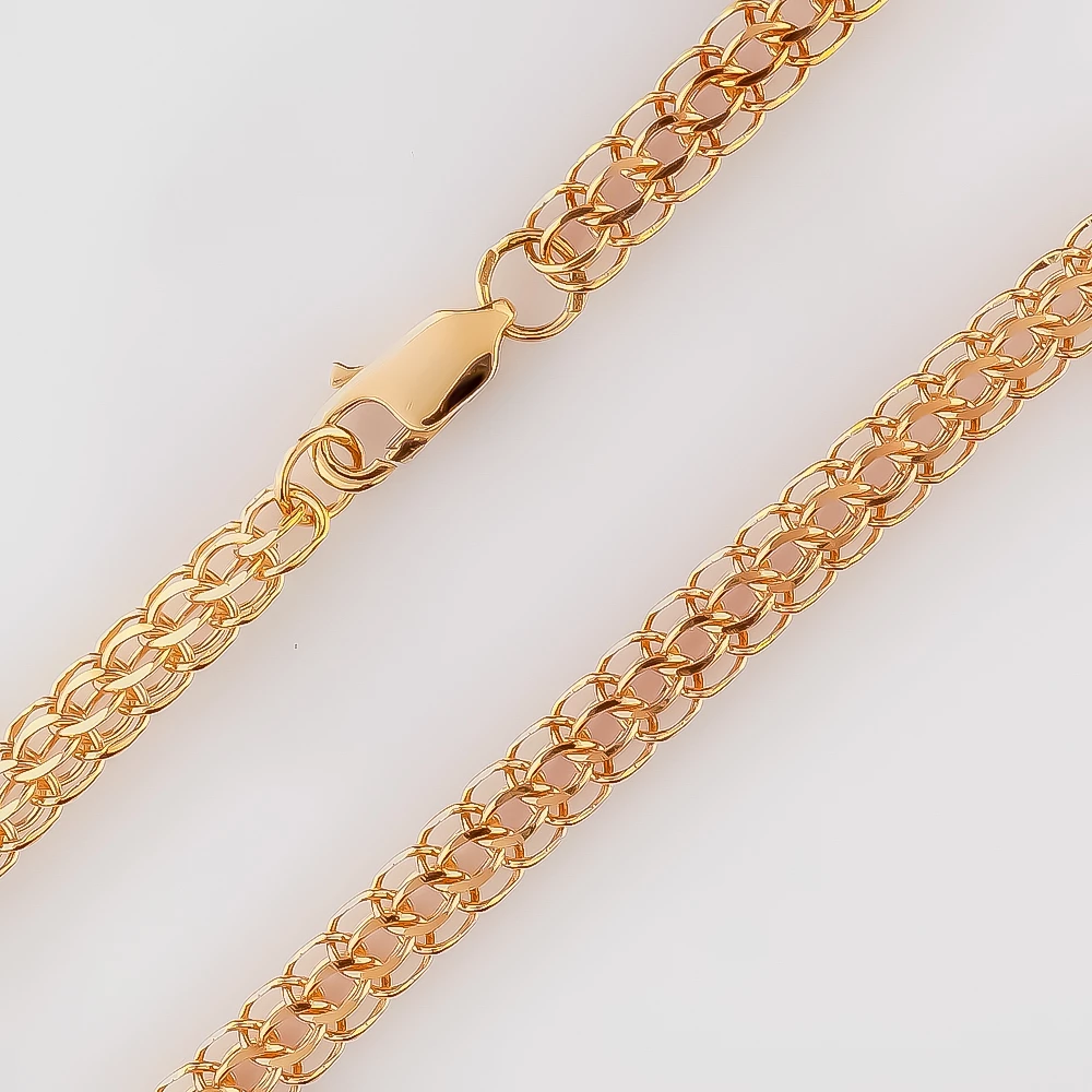 Браслет из красного золота 585 пробы