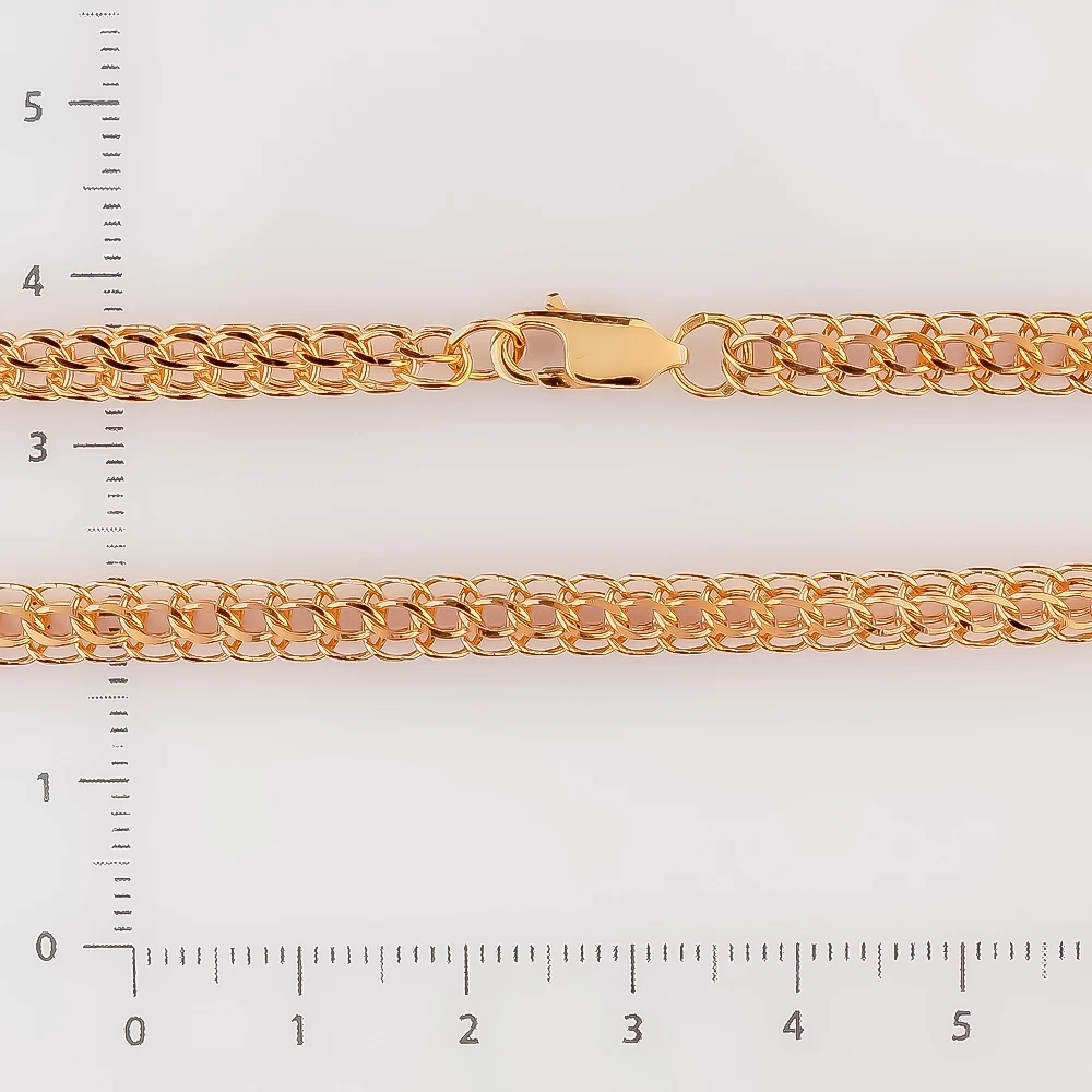 Браслет из красного золота 585 пробы