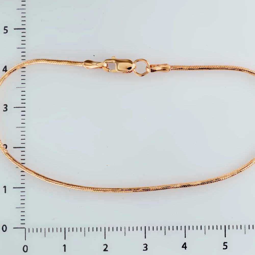 Браслет из красного золота 585 пробы