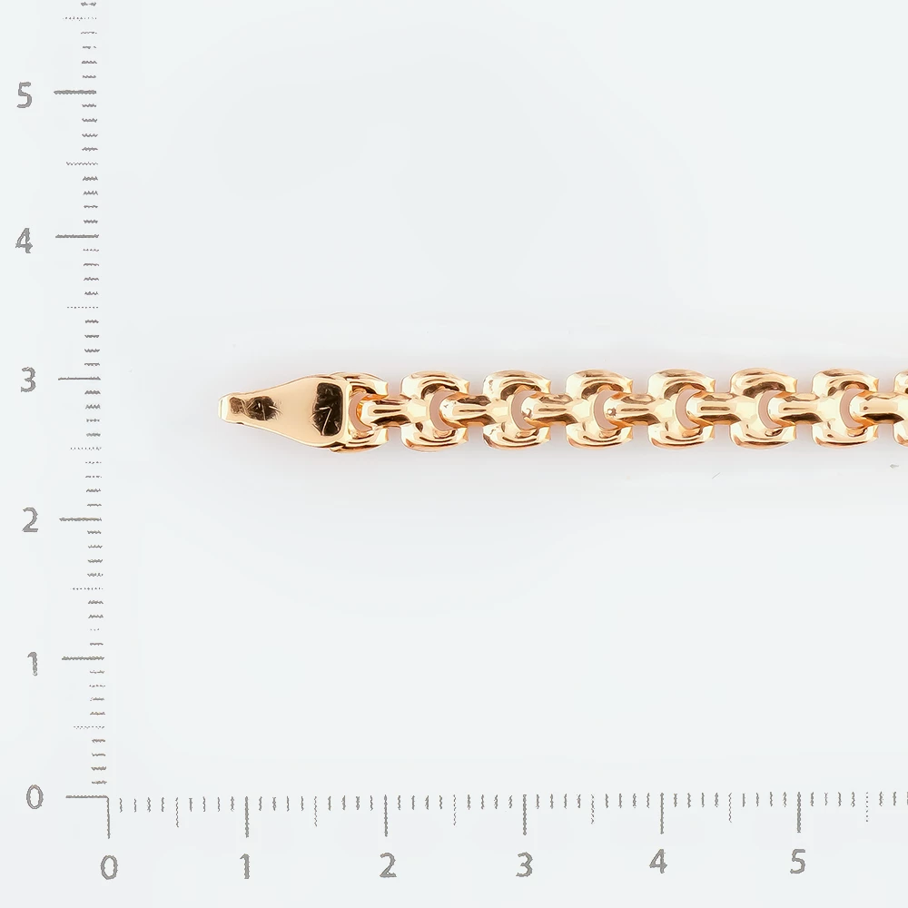 Браслет из красного золота 585 пробы