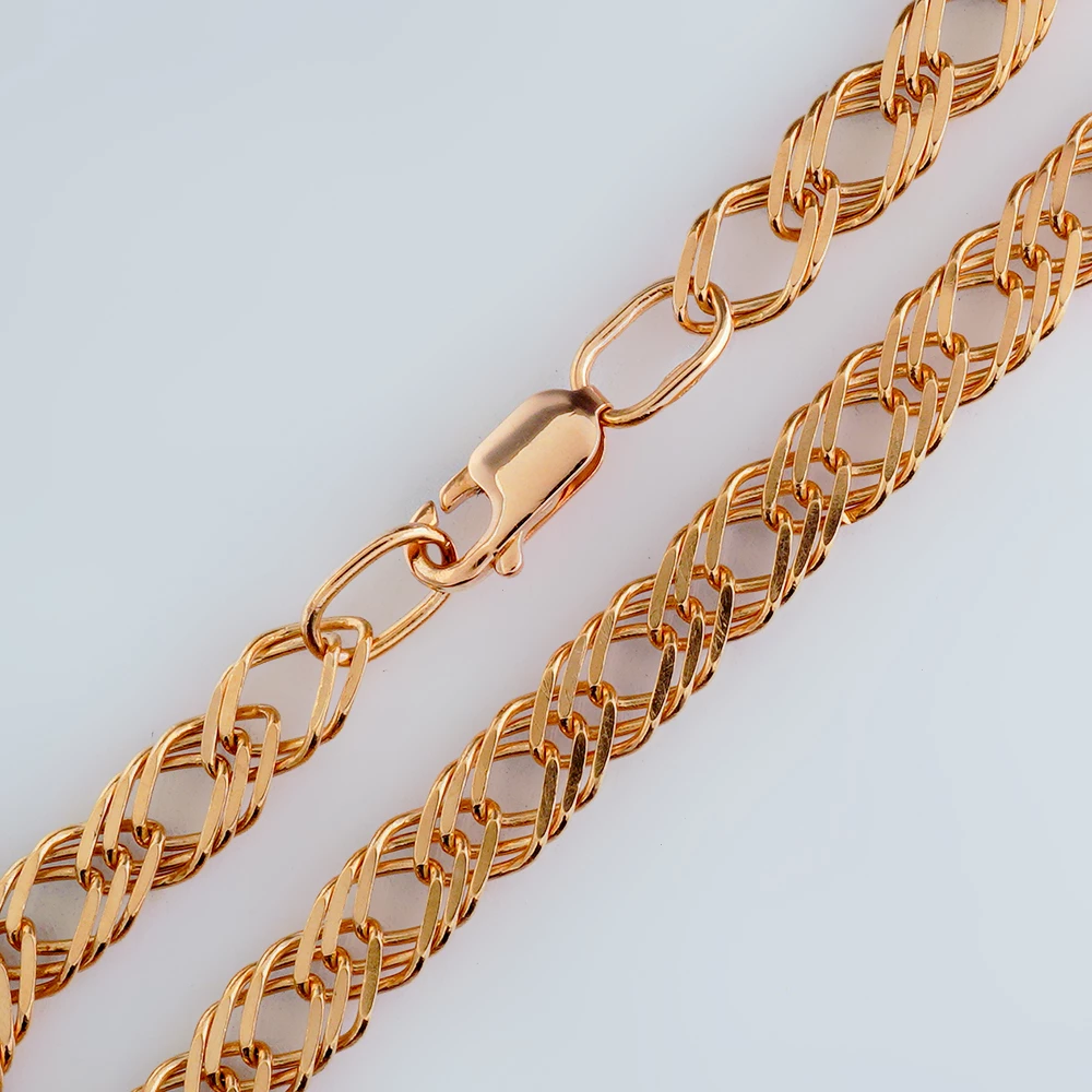 Браслет из красного золота 585 пробы