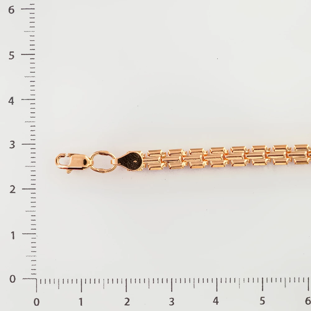 Браслет из красного золота 585 пробы