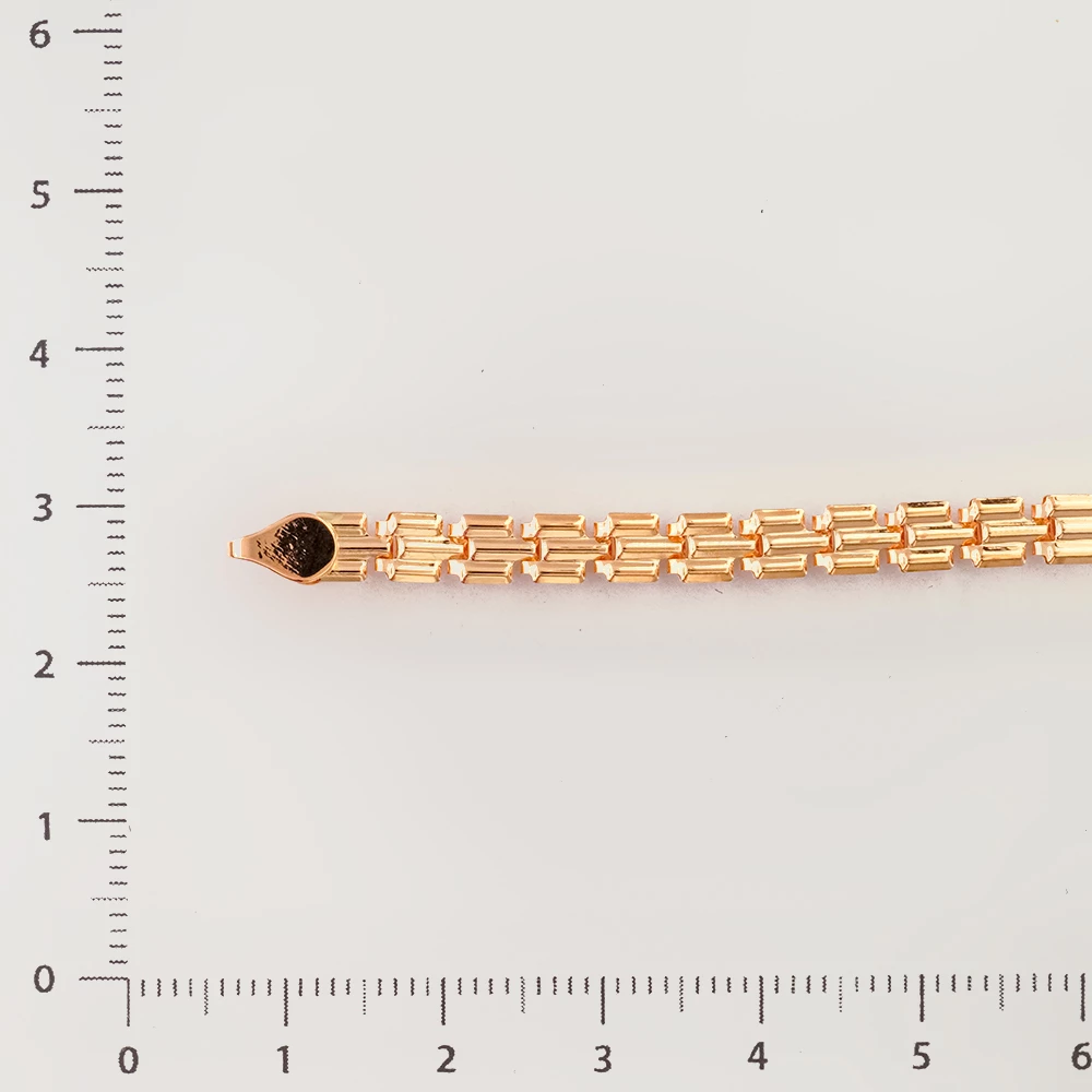 Браслет из красного золота 585 пробы