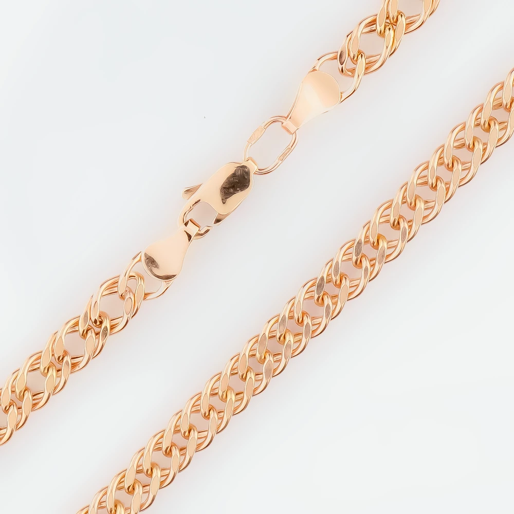 Браслет из красного золота 585 пробы