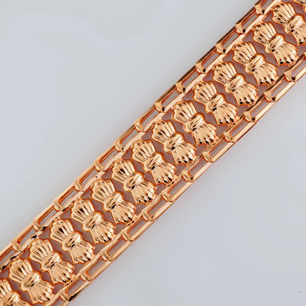 Браслет из красного золота 585 пробы