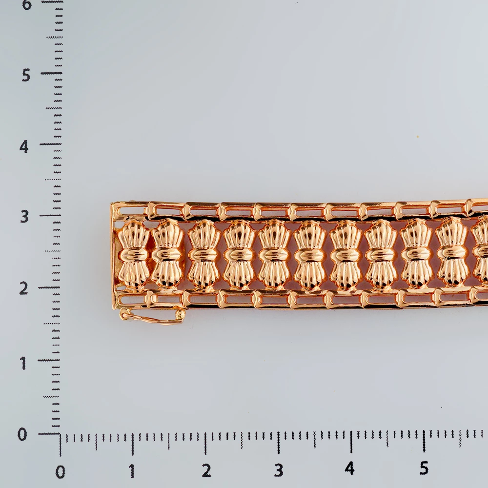 Браслет из красного золота 585 пробы