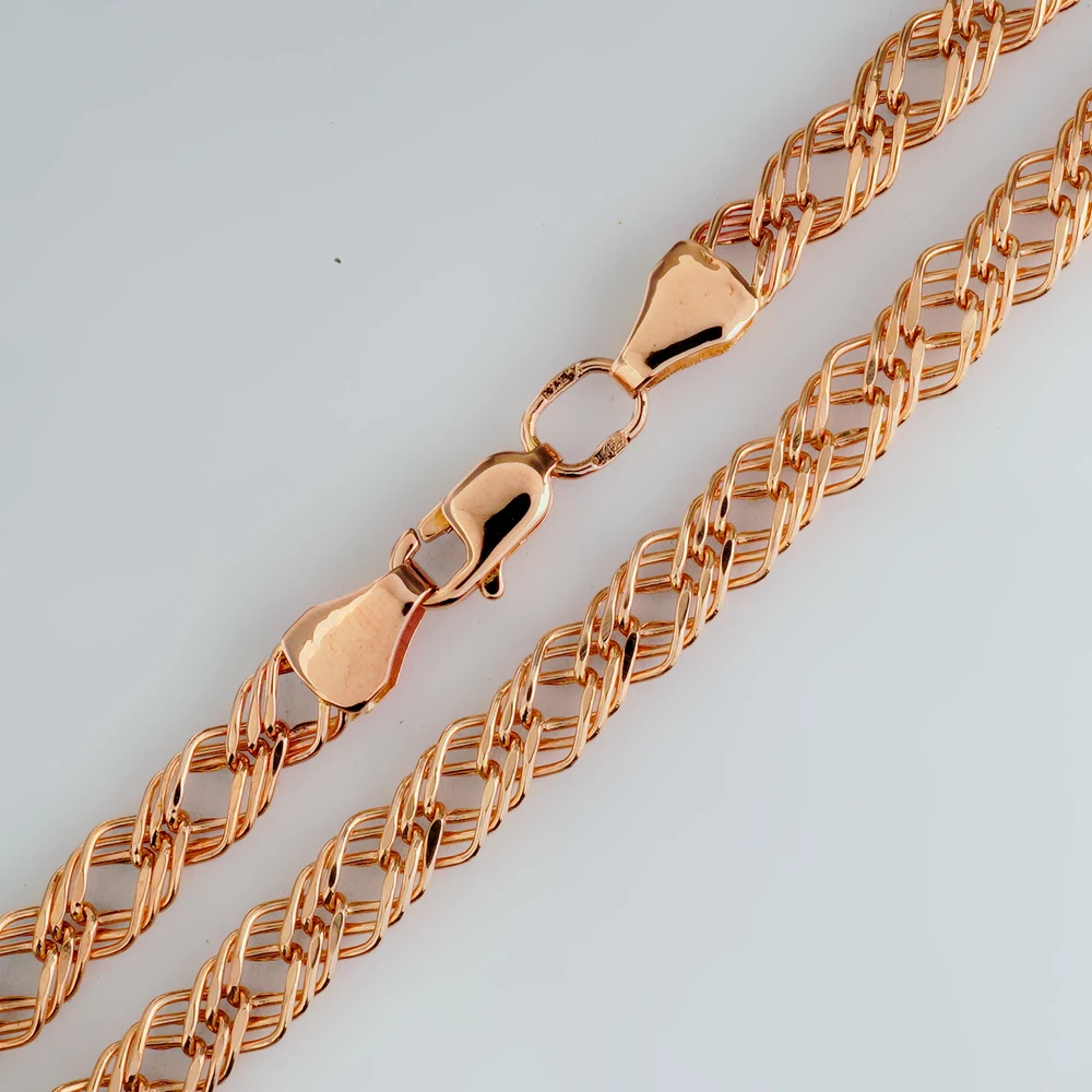 Браслет из красного золота 585 пробы