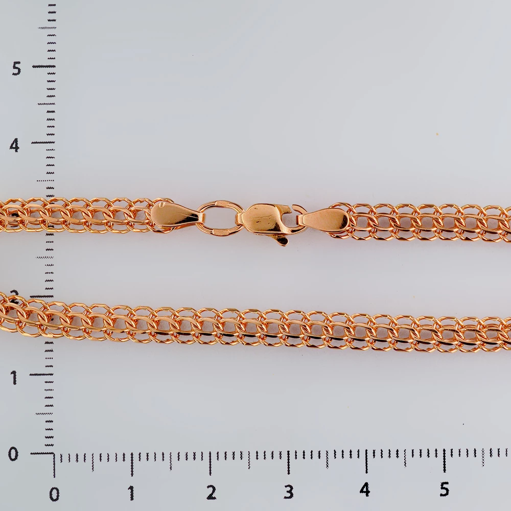 Браслет из красного золота 585 пробы