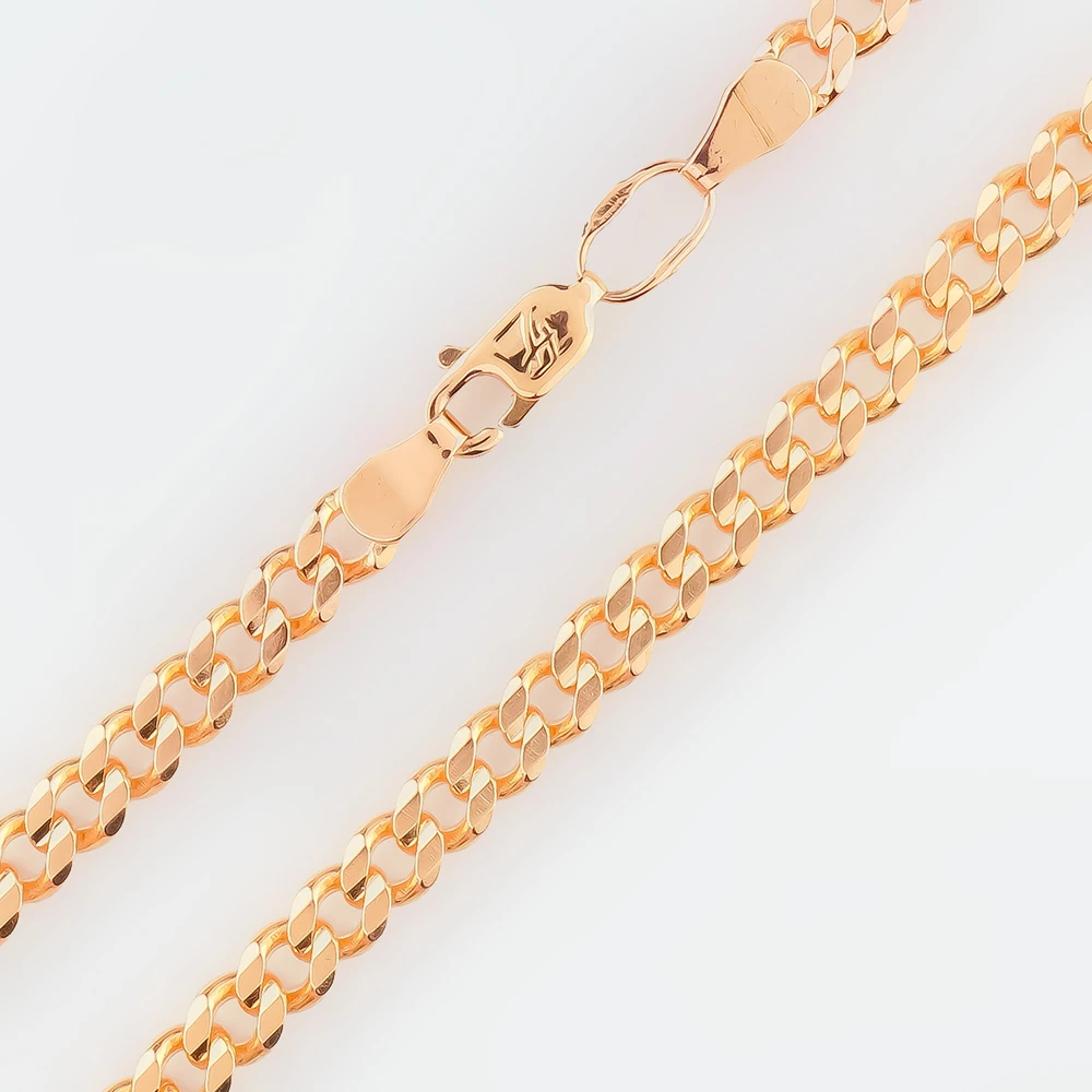 Браслет из красного золота 585 пробы