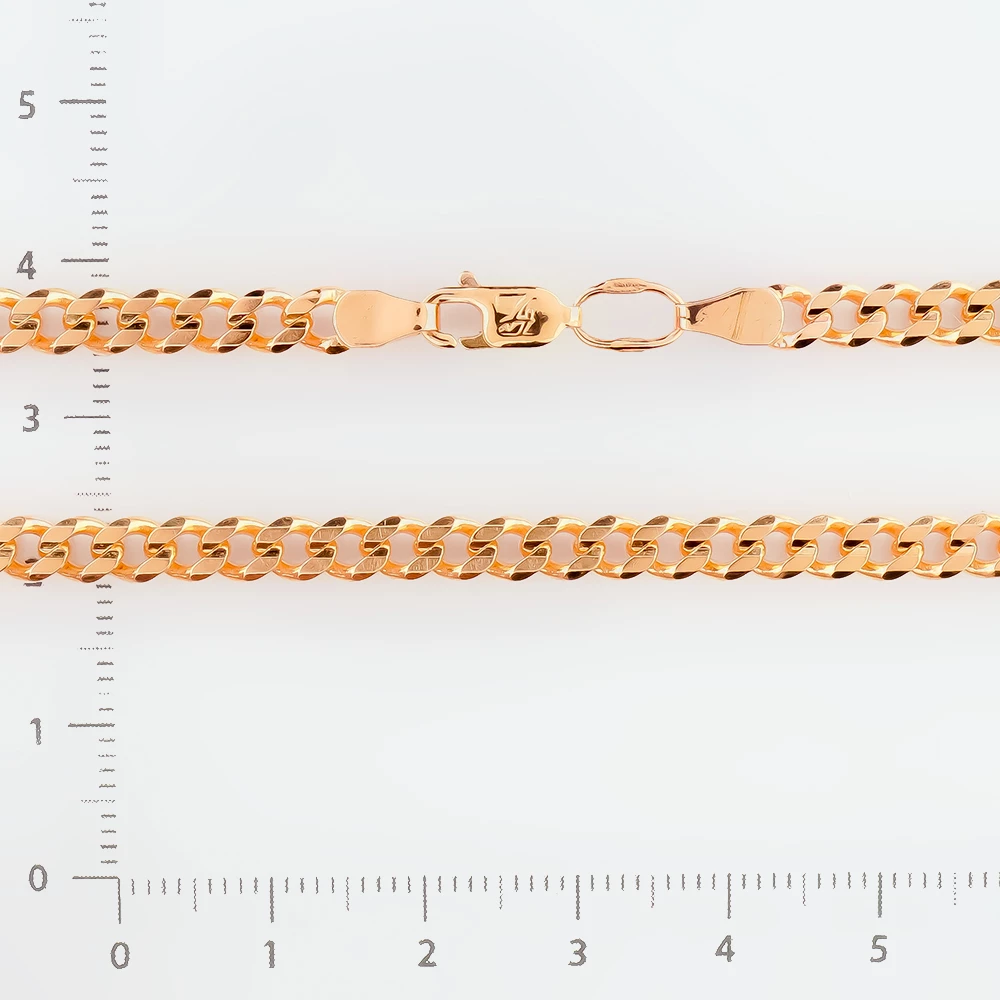 Браслет из красного золота 585 пробы