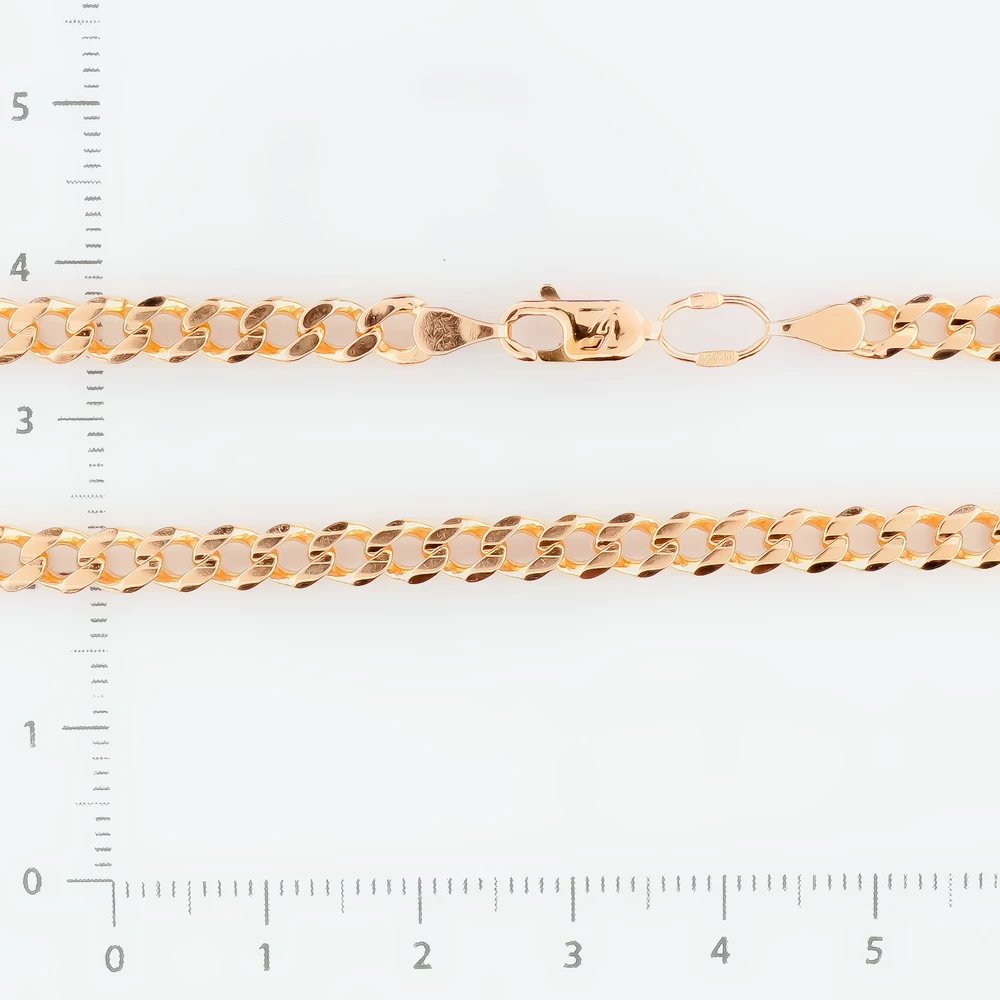 Браслет из красного золота 585 пробы