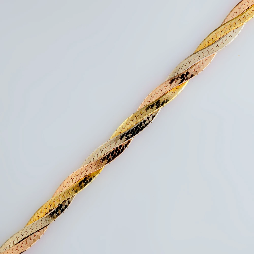 Браслет из красного золота 585 пробы