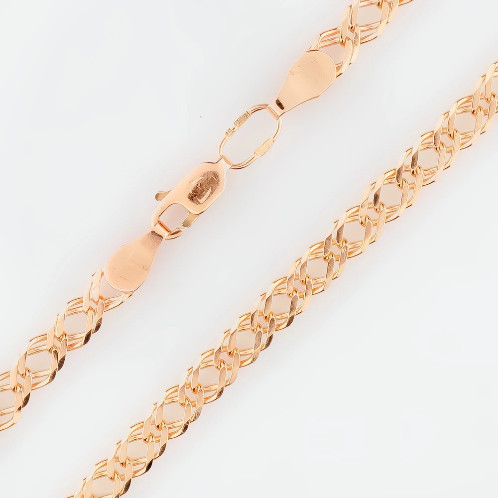 Браслет из красного золота 585 пробы