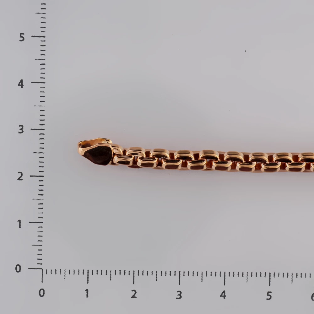 Браслет из красного золота 585 пробы