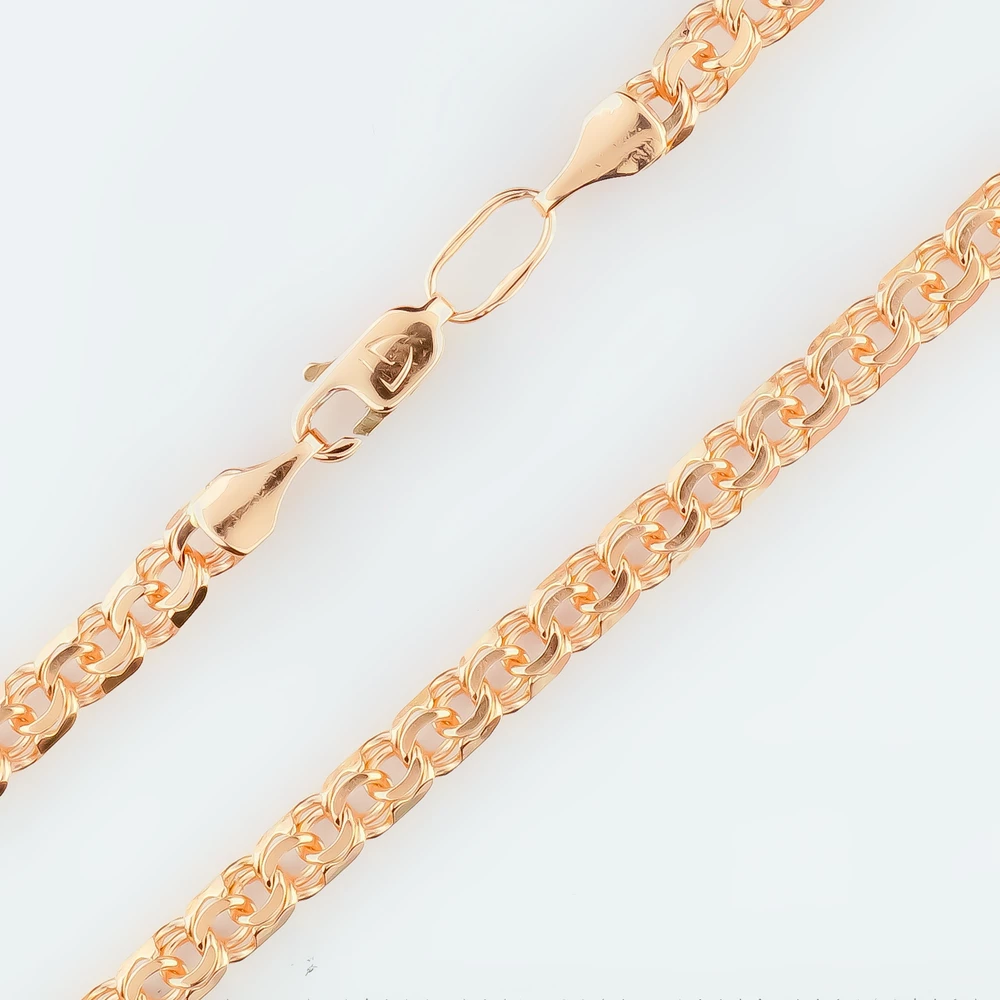 Браслет из красного золота 585 пробы