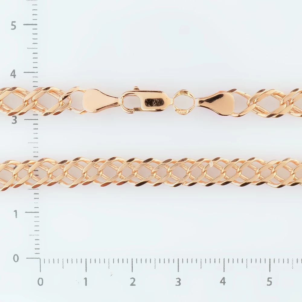 Браслет из красного золота 585 пробы