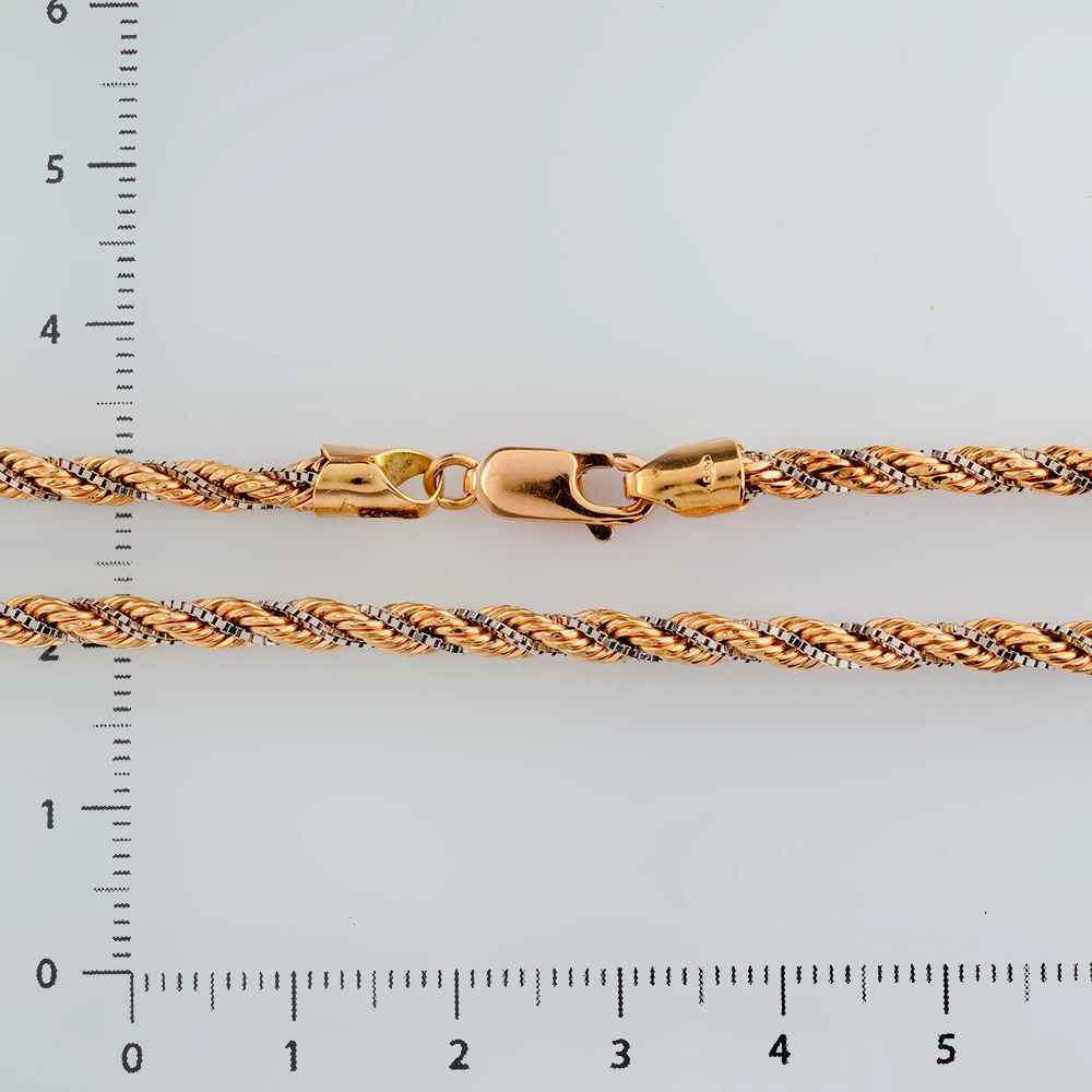 Браслет из красного золота 585 пробы