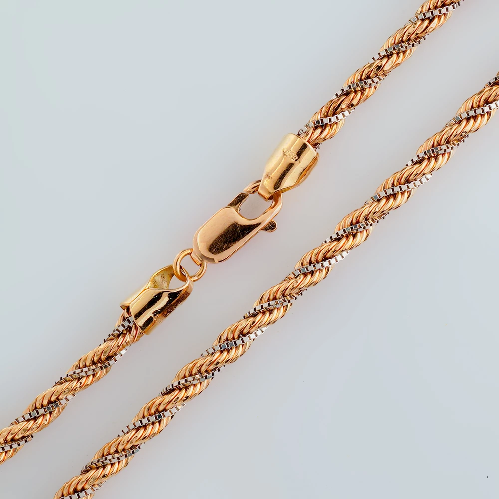 Браслет из красного золота 585 пробы