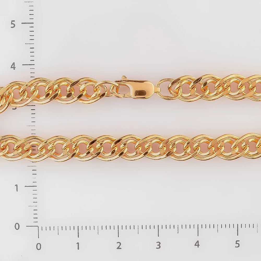 Браслет из красного золота 585 пробы