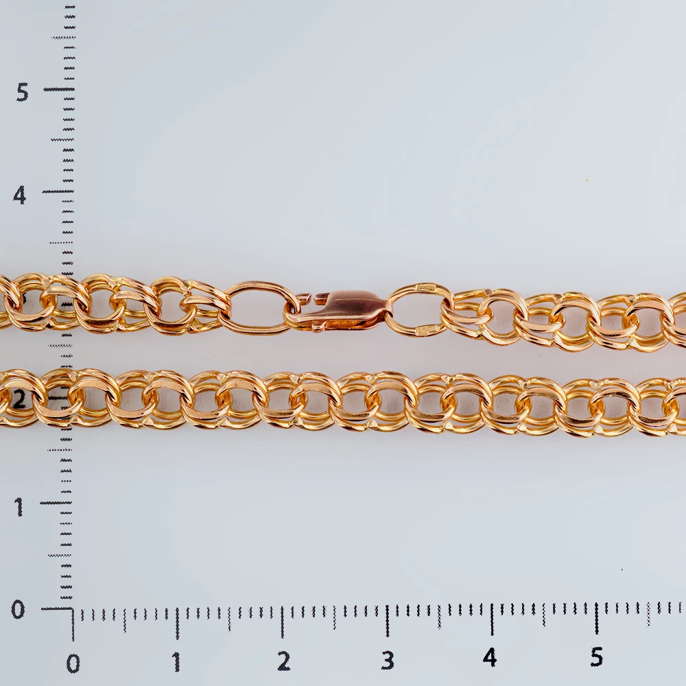 Браслет из красного золота 585 пробы