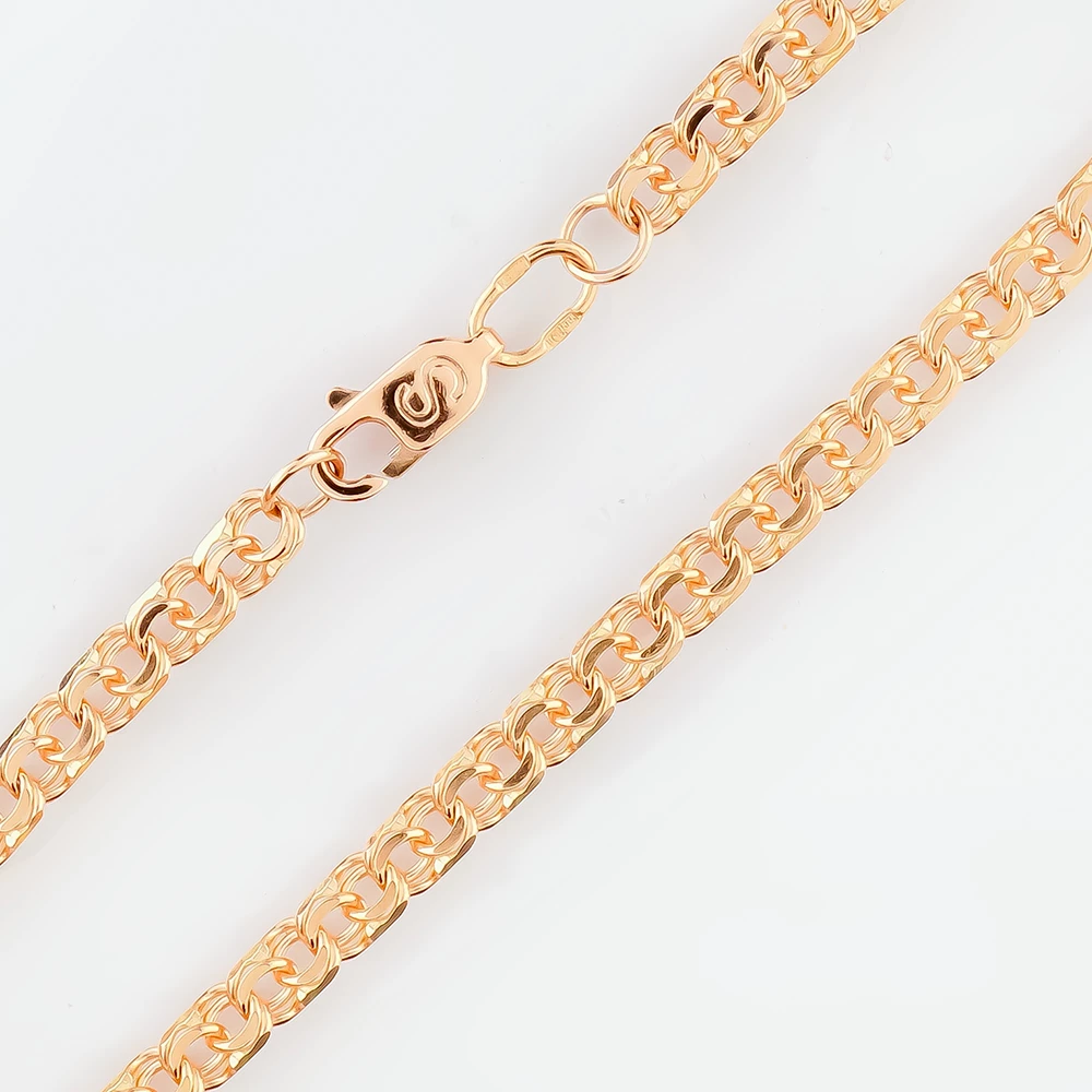 Браслет из красного золота 585 пробы