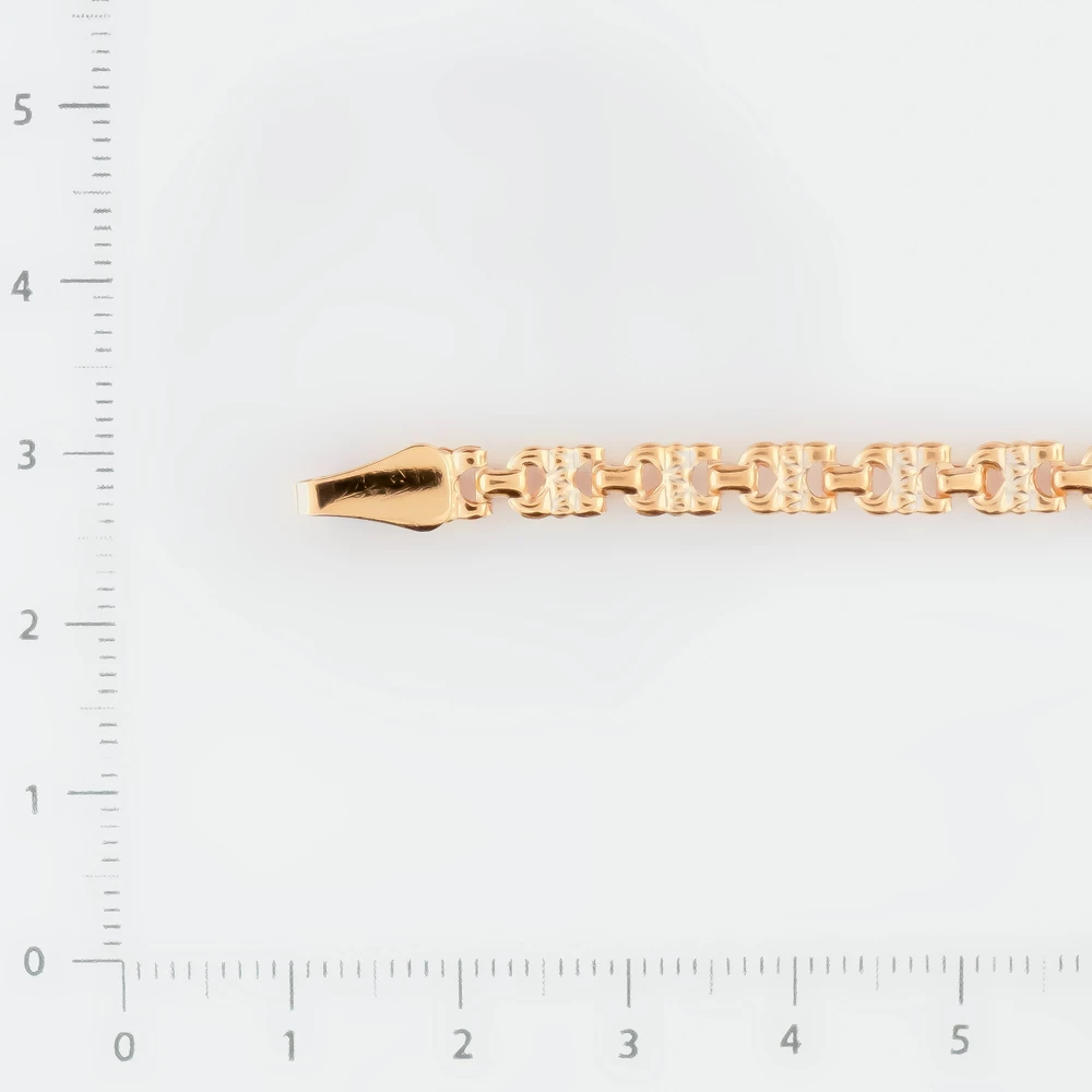 Браслет из красного золота 585 пробы