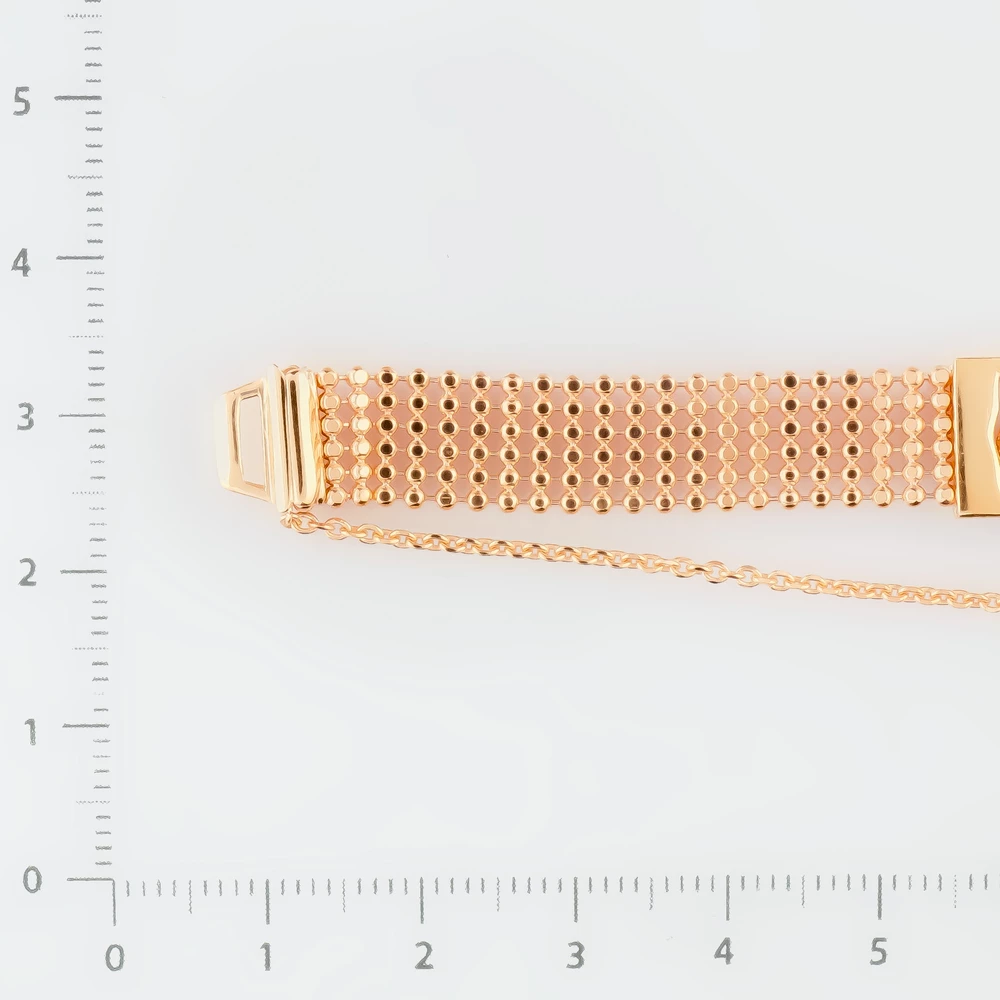 Браслет из красного золота 585 пробы