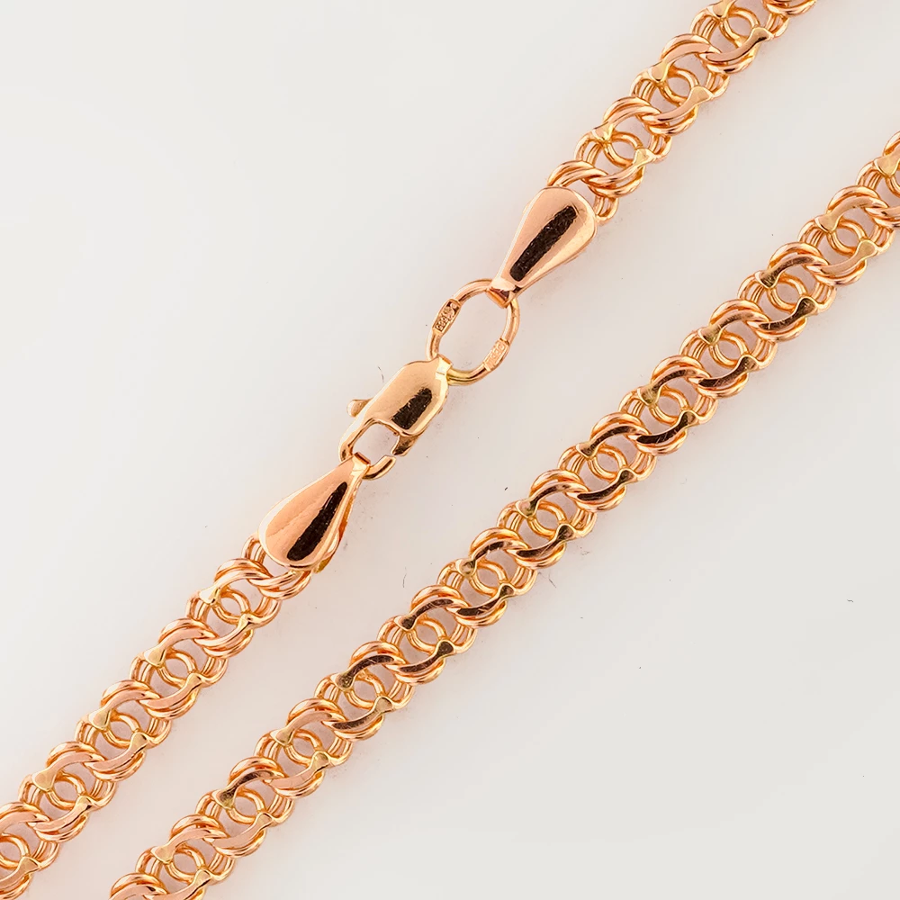 Браслет из красного золота 585 пробы