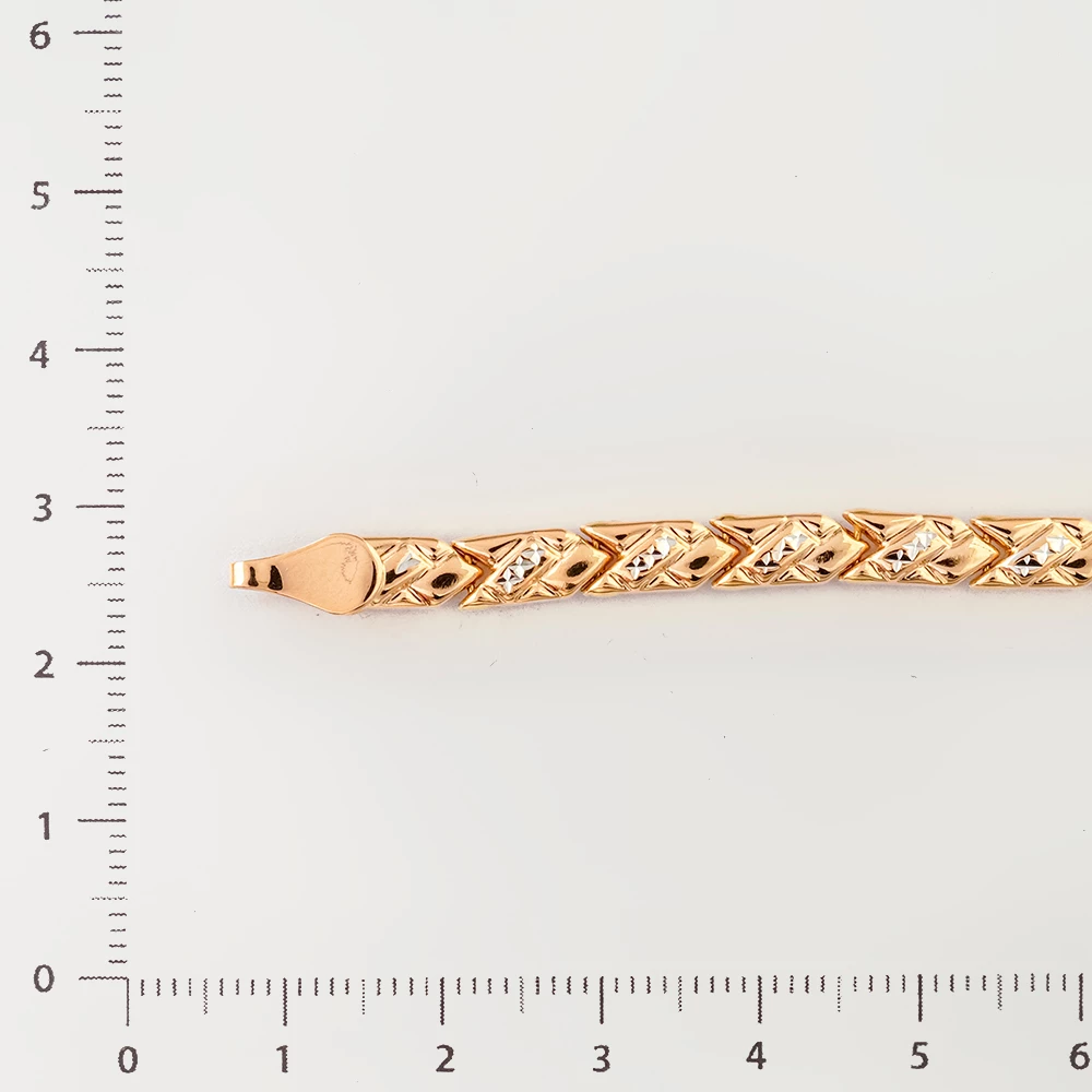 Браслет из красного золота 585 пробы