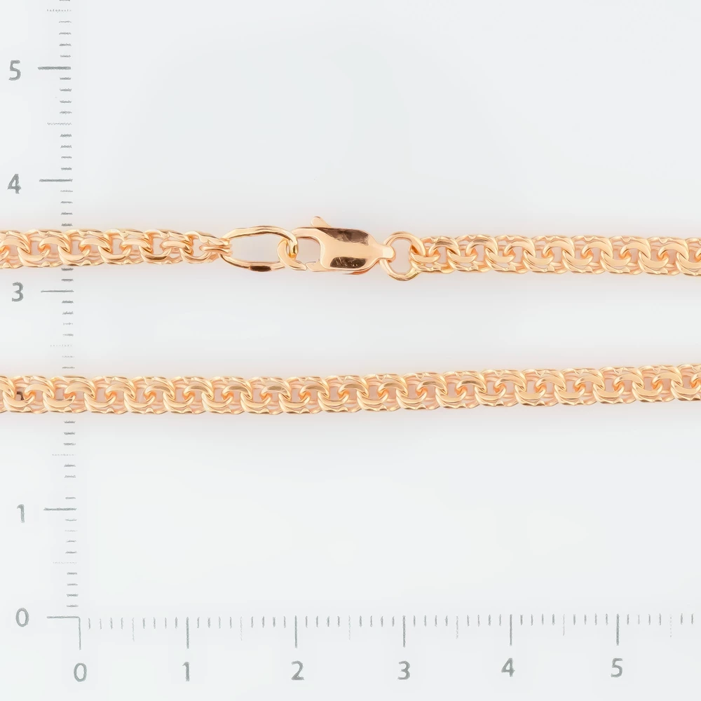 Браслет из красного золота 585 пробы