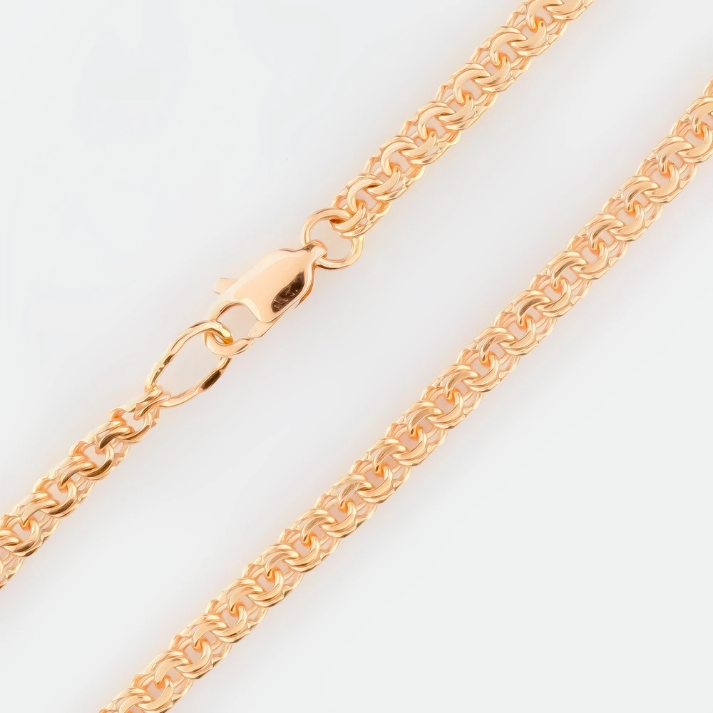 Браслет из красного золота 585 пробы