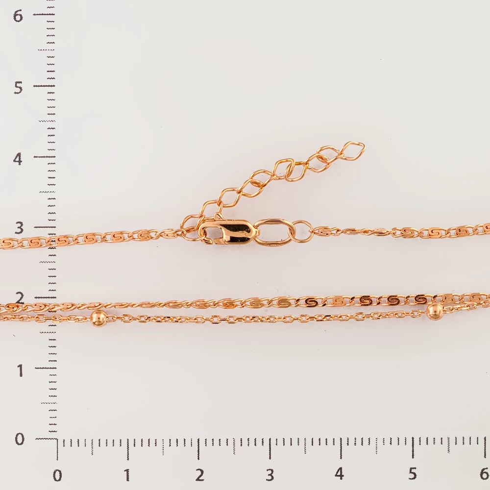 Браслет из красного золота 585 пробы