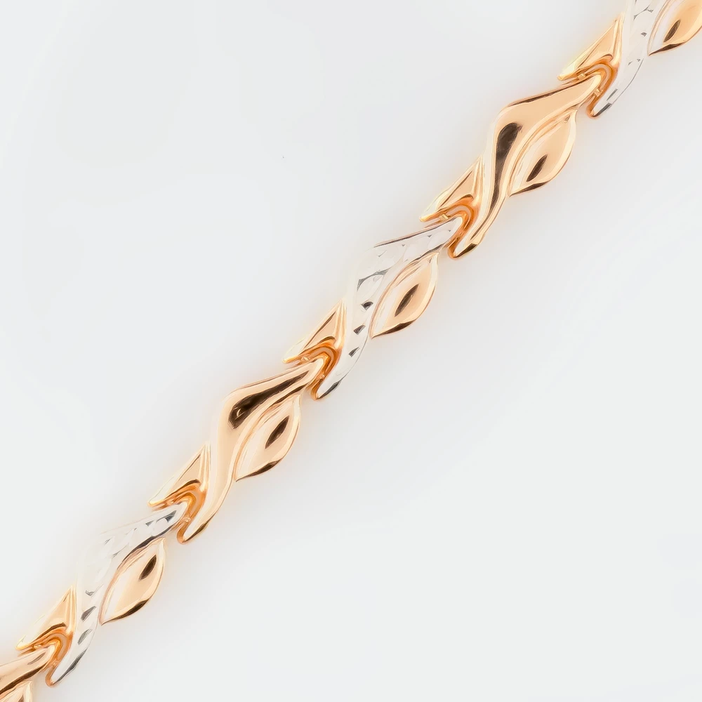 Браслет из красного золота 585 пробы