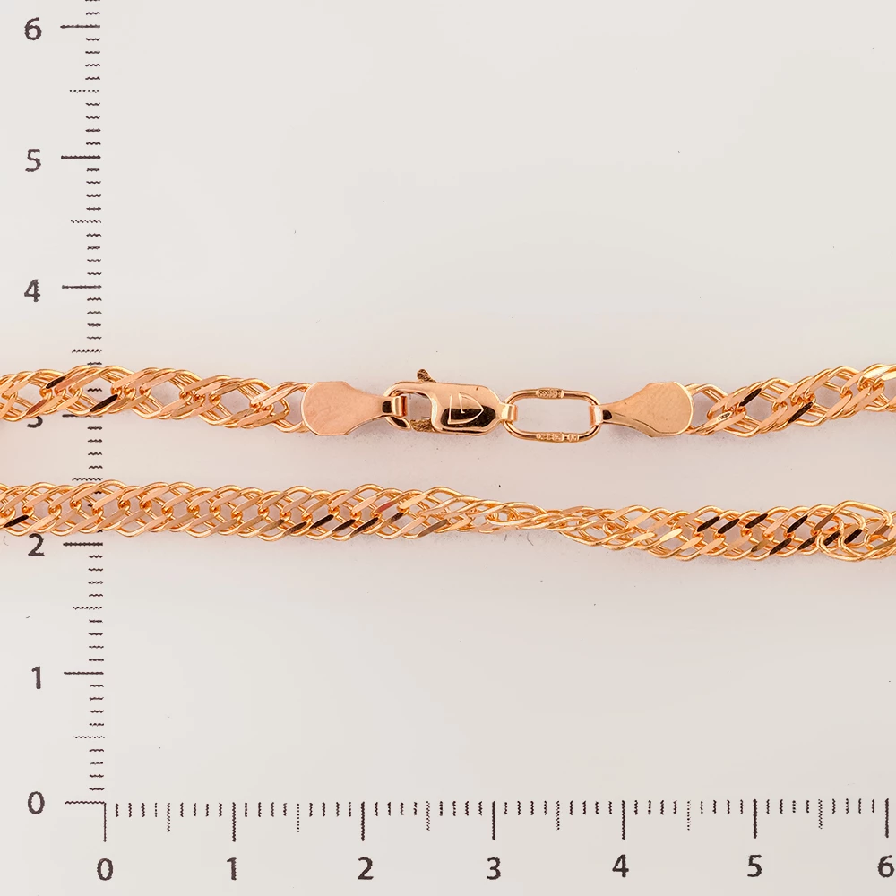 Браслет из красного золота 585 пробы