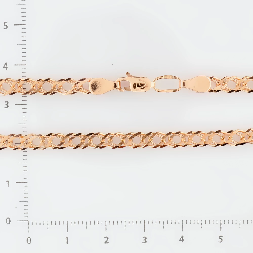 Браслет из красного золота 375 пробы