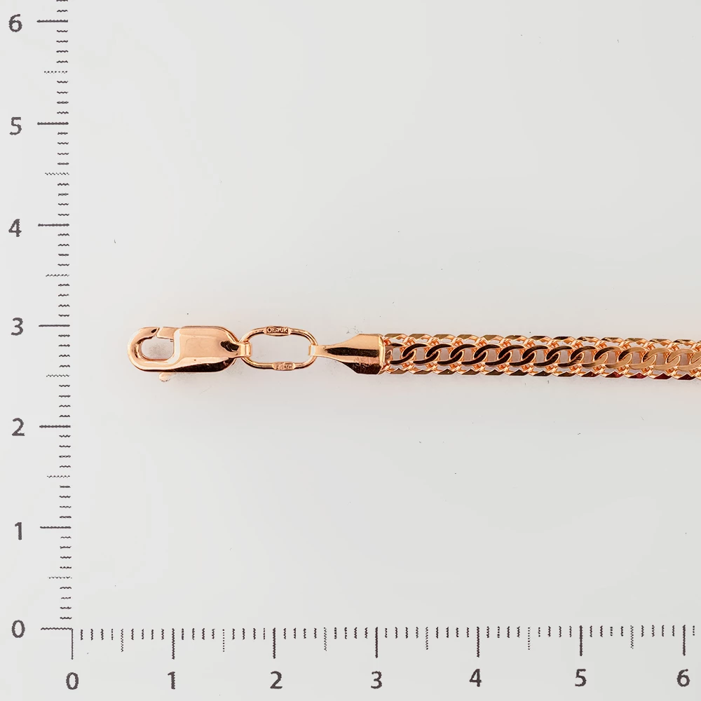 Браслет из красного золота 375 пробы