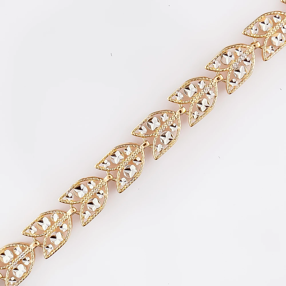 Браслет из красного золота 585 пробы