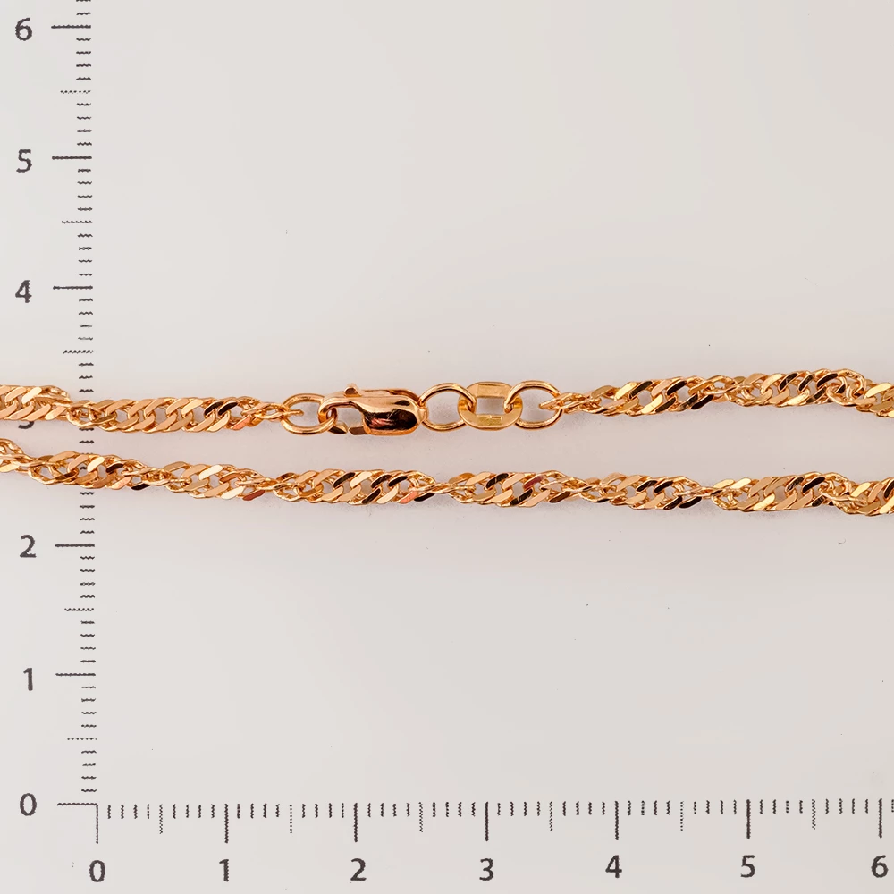 Браслет из красного золота 585 пробы